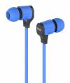 Yison Stereo Earphones with Microphone and Flat Cable for Android/iOs Devices Blue CX370-B